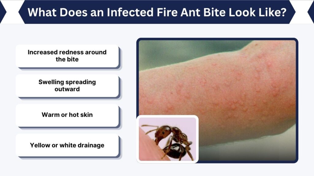 What Does an Infected Fire Ant Bite Look Like?