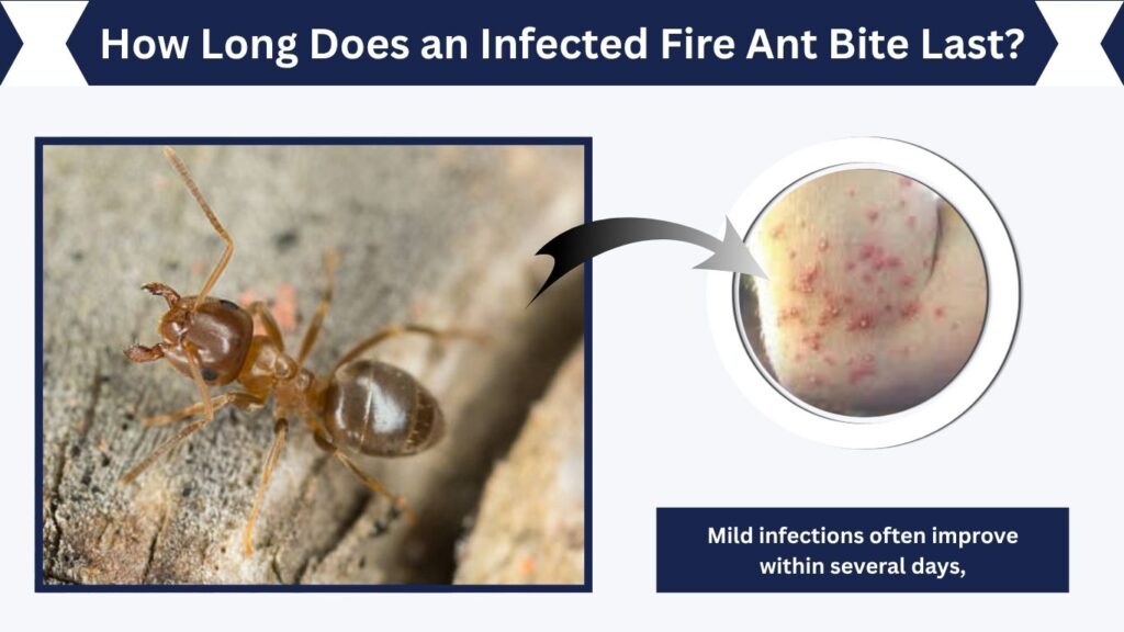 How Long Does an Infected Fire Ant Bite Last?