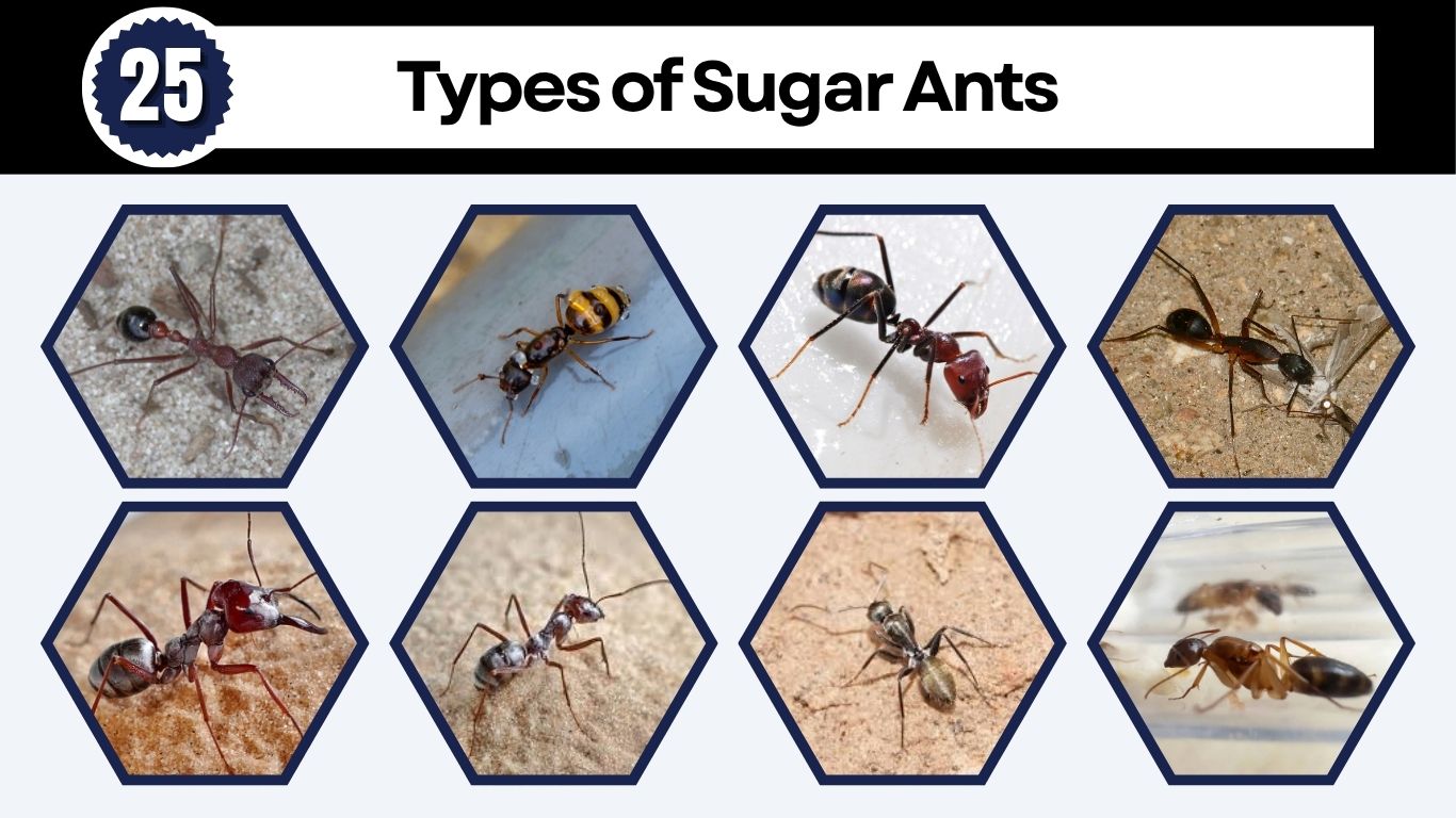 25 Types of Sugar Ants and How to Identify Them