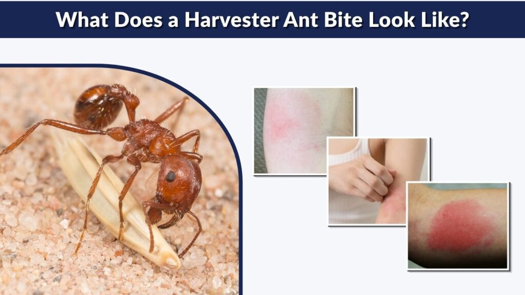 What Does a Harvester Ant Bite Look Like?