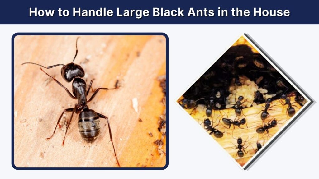How to Handle Large Black Ants in the House