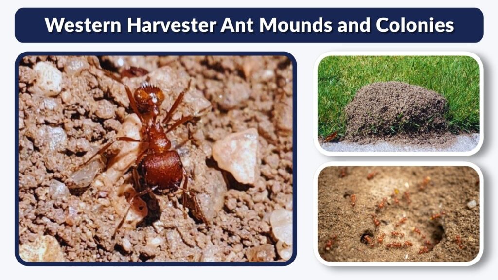 Western Harvester Ant Mounds and Colonies