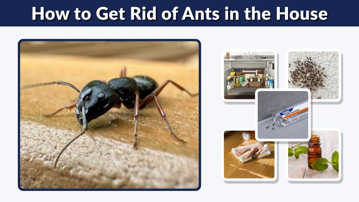 How to Get Rid of Ants in the House: Natural and Fast Fixes