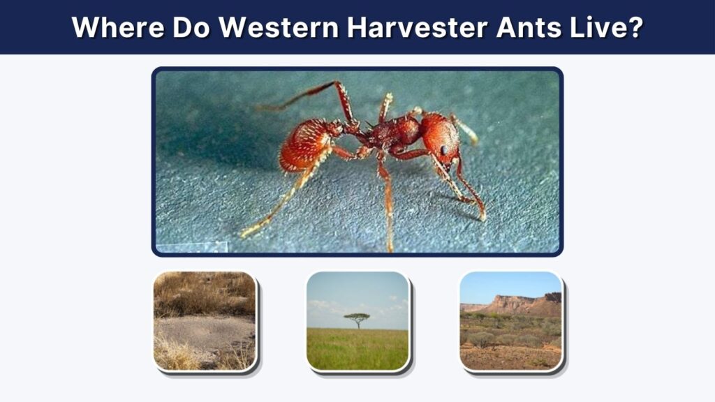 Where Do Western Harvester Ants Live?