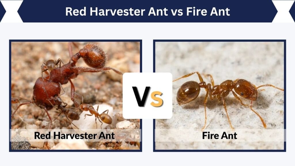 Red Harvester Ant vs Fire Ant