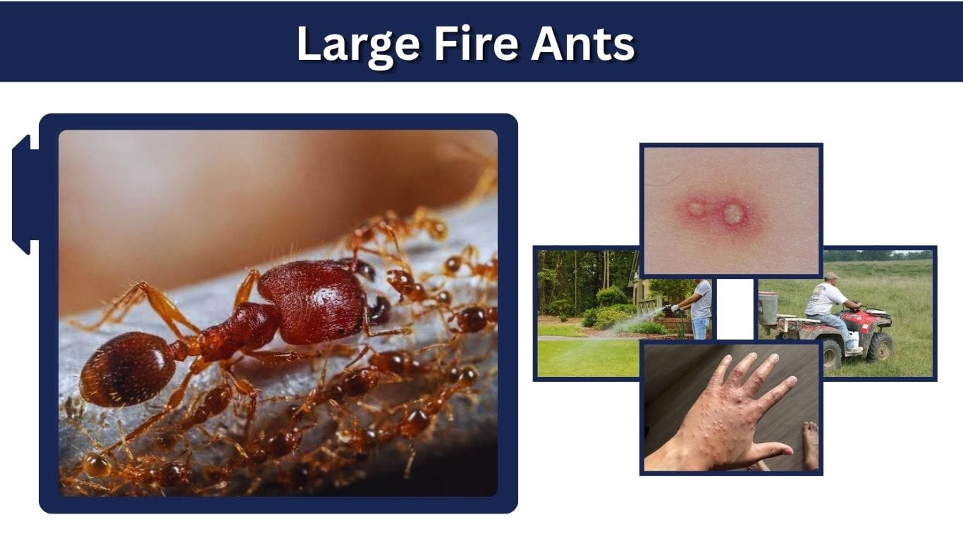 Large Fire Ants: Size, Mounds, Bites, and Control