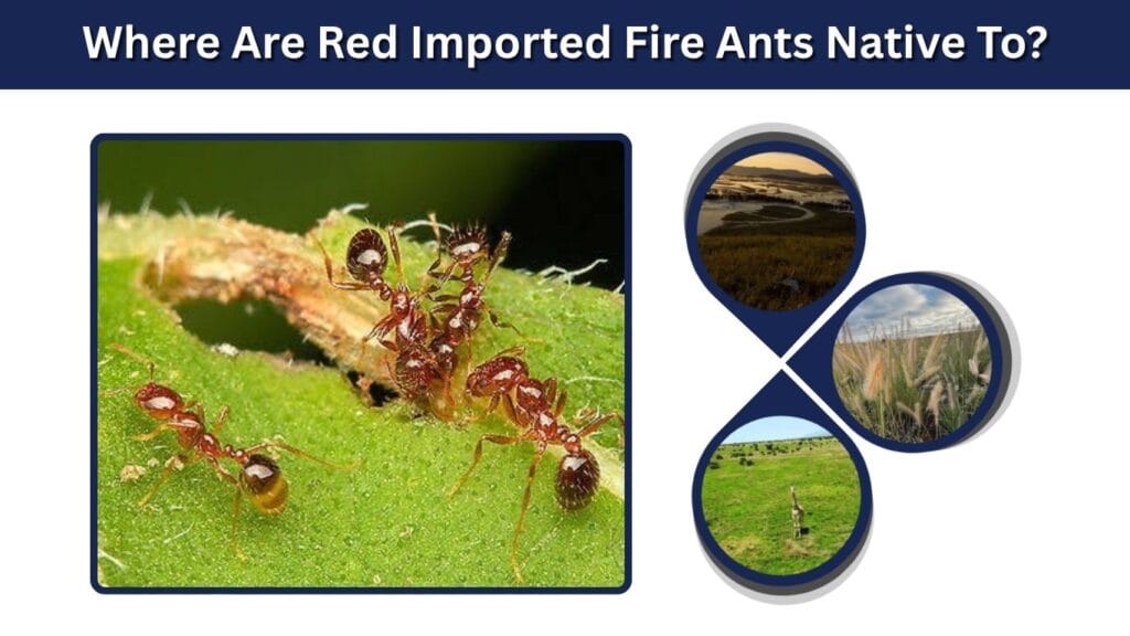 Where Are Red Imported Fire Ants Native To?