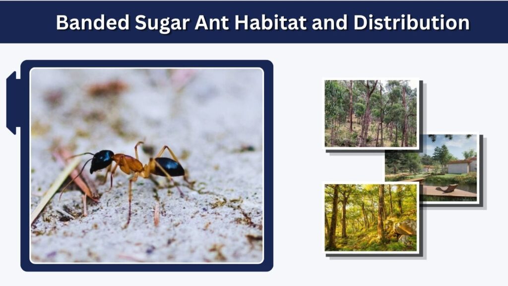 Banded Sugar Ant Habitat and Distribution