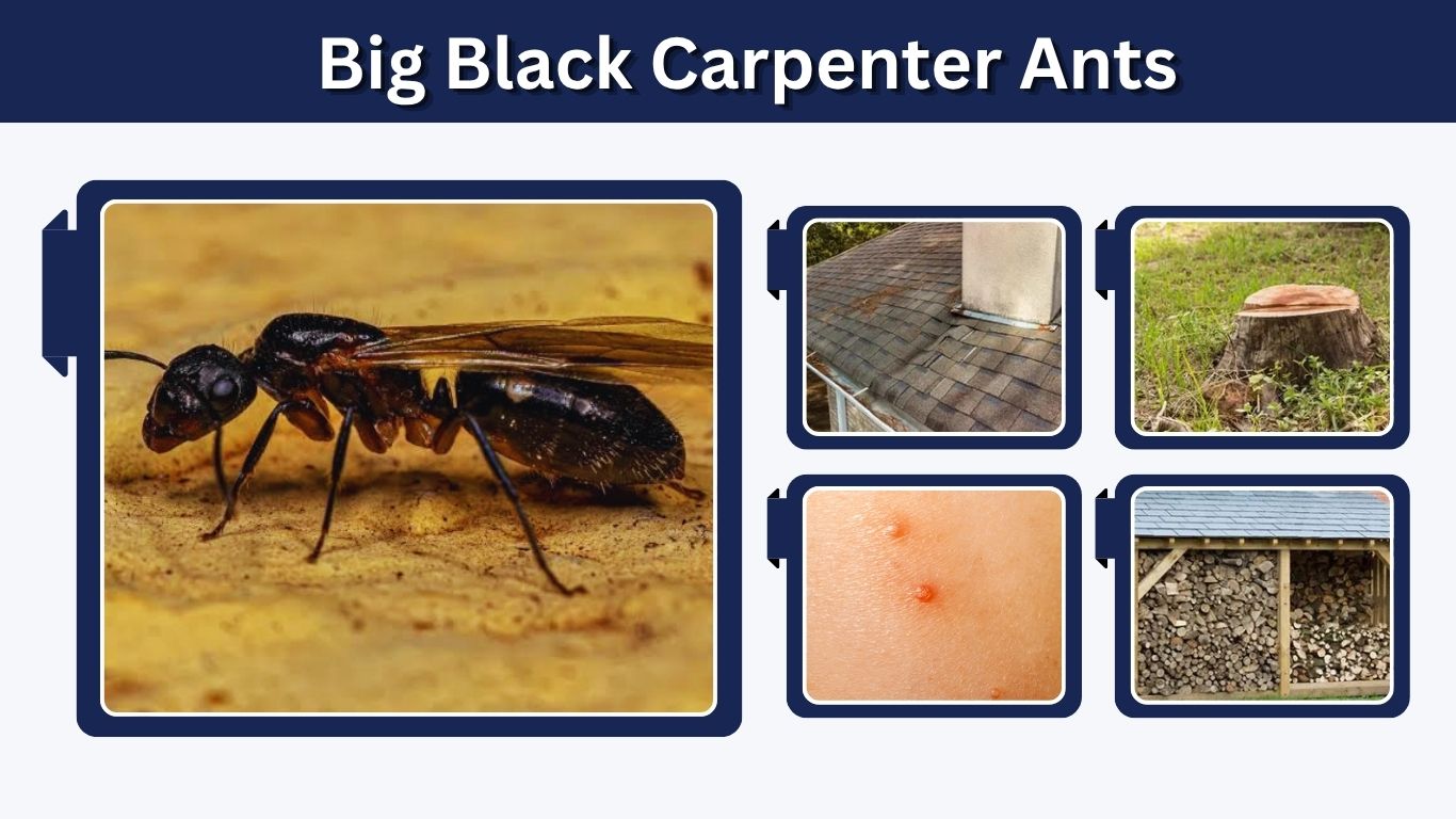 Big Black Carpenter Ants: Identification, Signs & Control