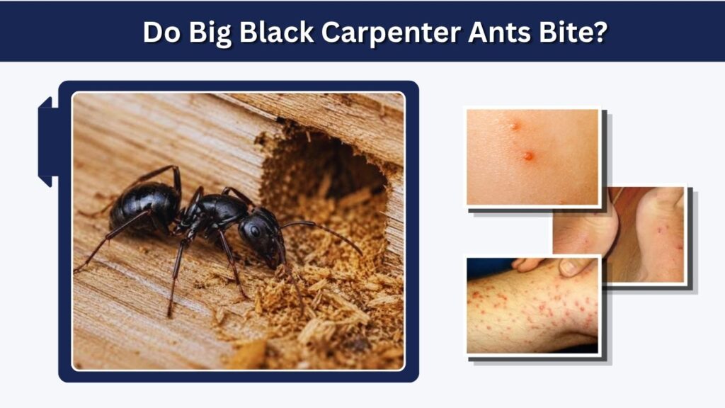 Do Big Black Carpenter Ants Bite?