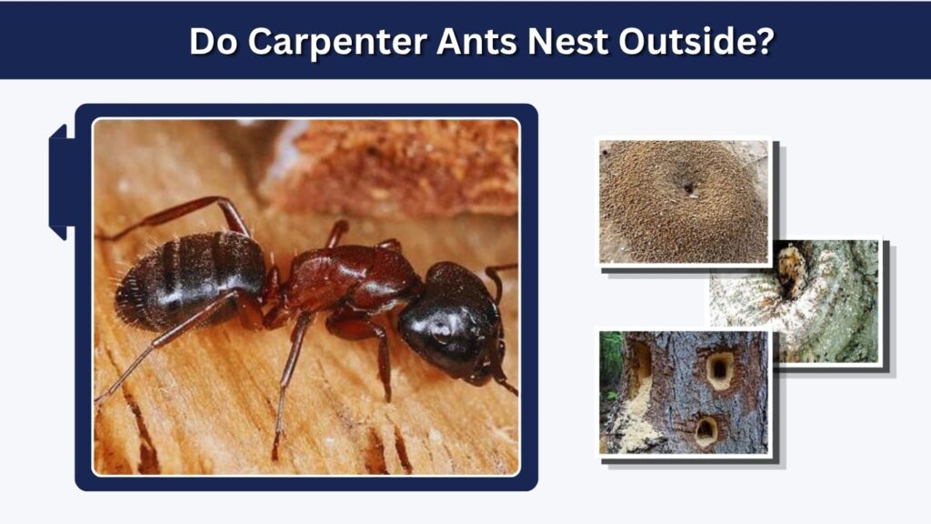 Do Carpenter Ants Nest Outside?