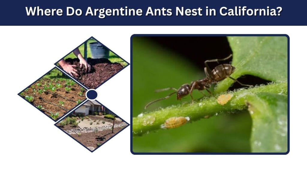 Where Do Argentine Ants Nest in California?