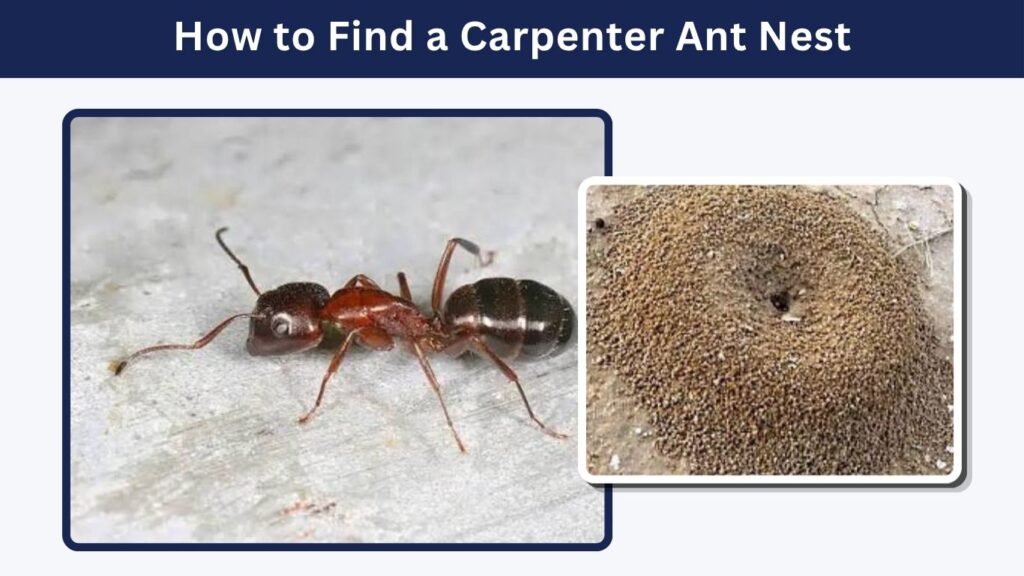 How to Find a Carpenter Ant Nest