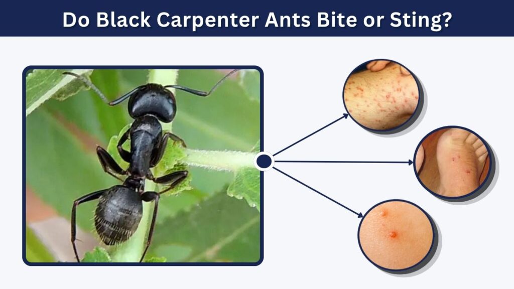 Do Black Carpenter Ants Bite or Sting?