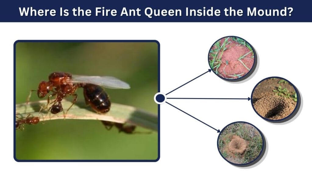 Where Is the Fire Ant Queen Inside the Mound?