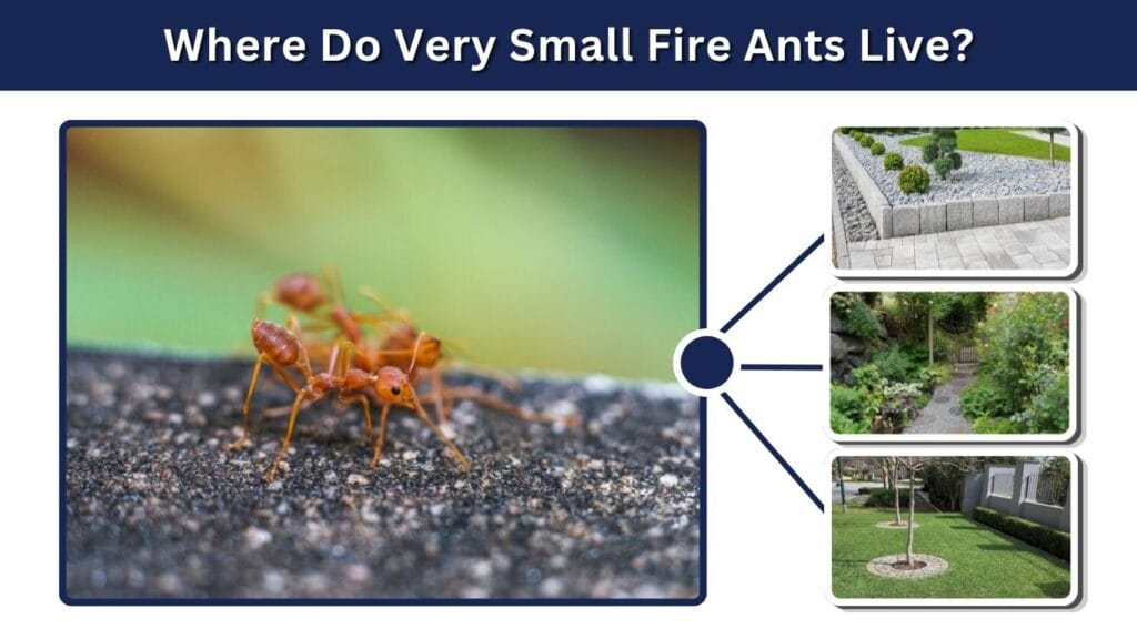 Where Do Very Small Fire Ants Live?