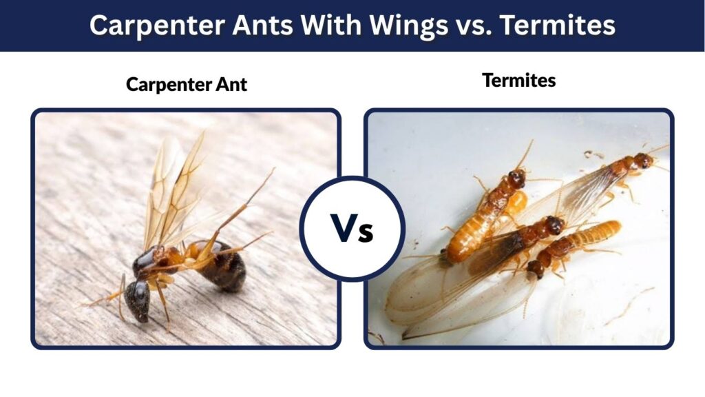 Carpenter Ants With Wings vs. Termites