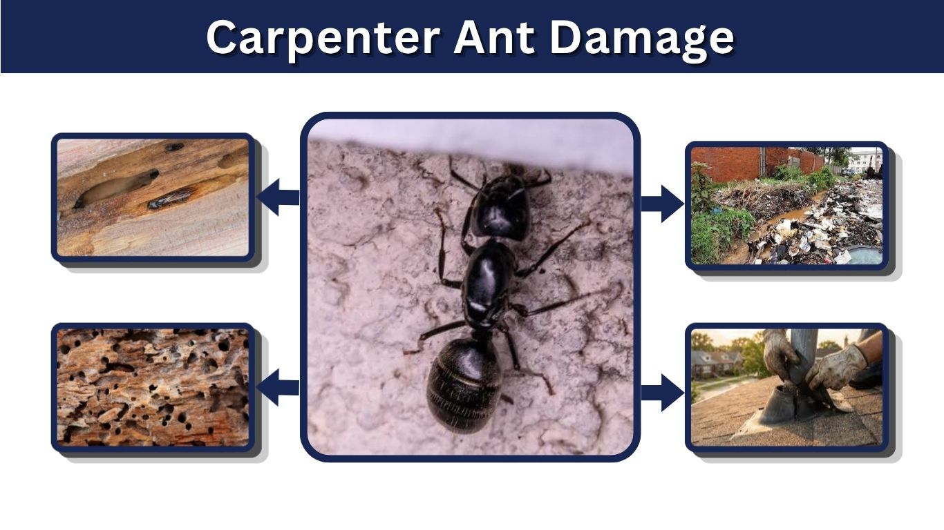 Carpenter Ant Damage: Signs, Termite Differences, and Repair