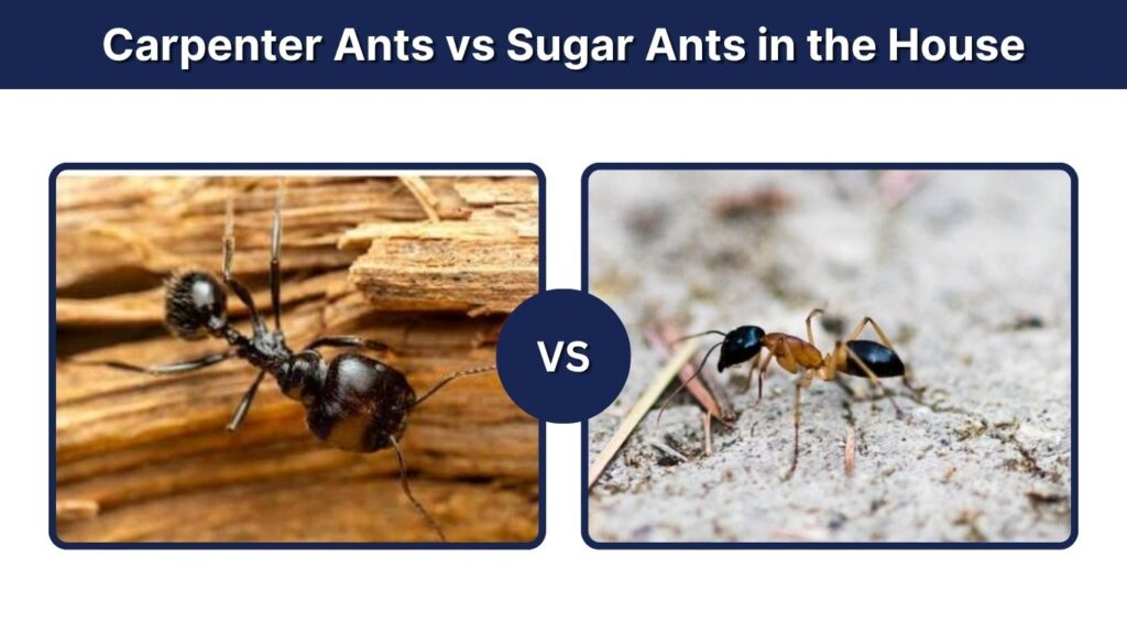 Carpenter Ants vs Sugar Ants in the House