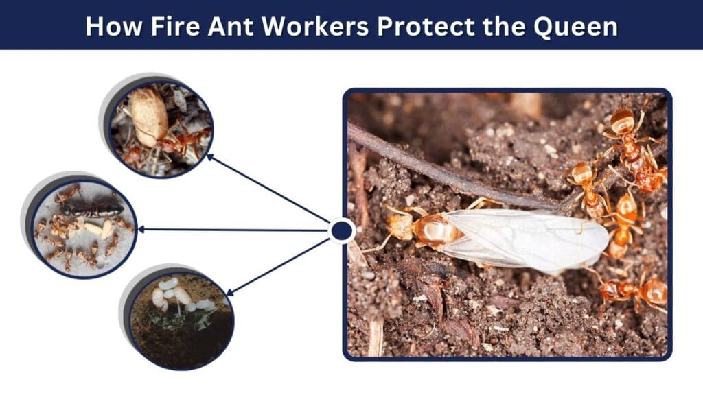 How Fire Ant Workers Protect the Queen