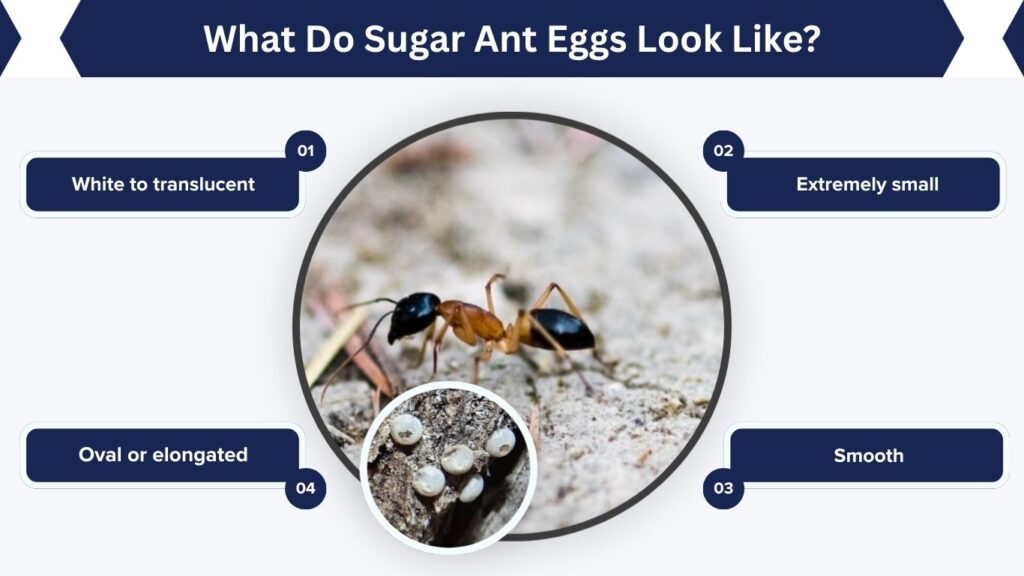 What Do Sugar Ant Eggs Look Like?