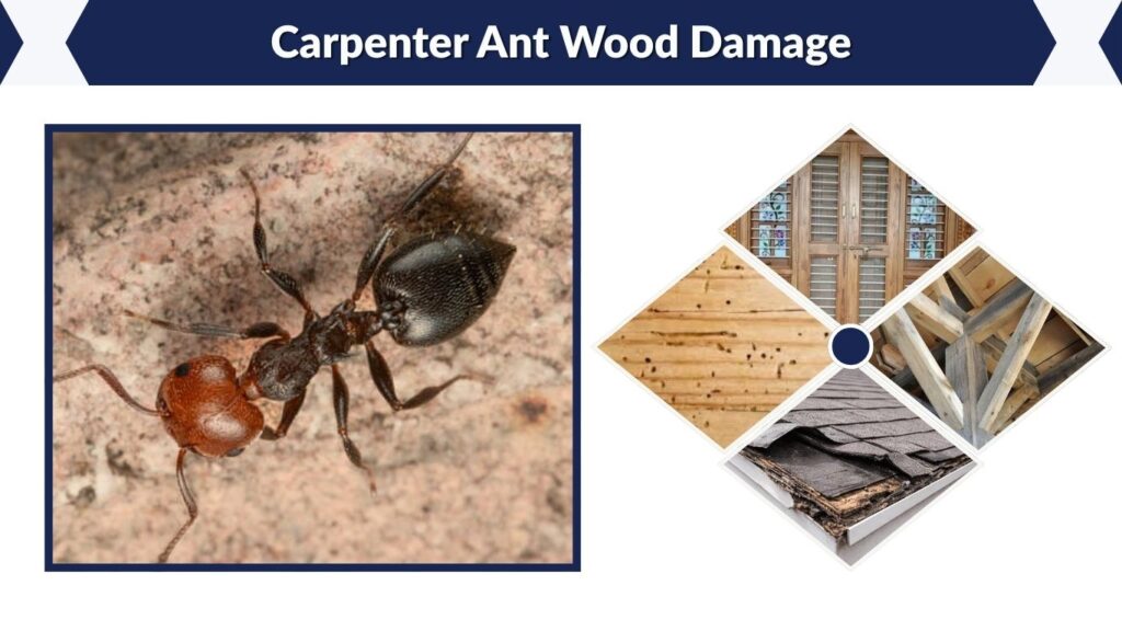 Carpenter Ant Wood Damage
