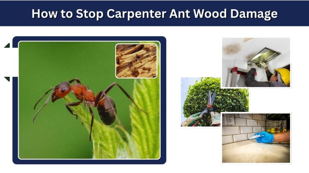 How to Stop Carpenter Ant Wood Damage